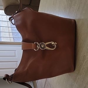 Dooney and Bourke tan bucket bag